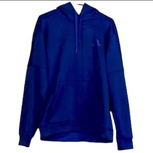 ⭐️ ADIDAS blue pull over hoodie sweatshirt unisex size L